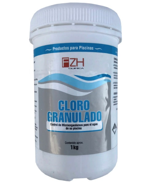 CLORO GRANULADO PARA PISCINA POTE 1 KG - FZH