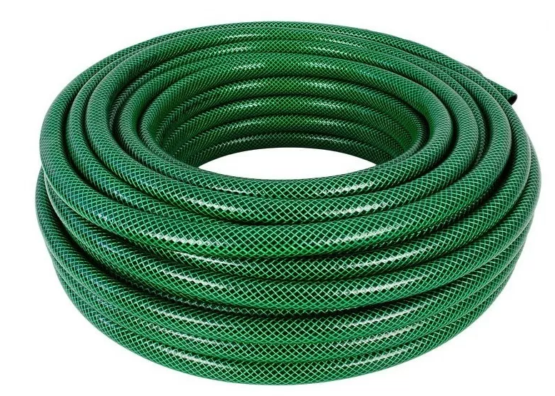ROLLO MANGUERA JARDIN 3/4" REFORZADA CON MALLA VERDE 1 MT (VENTA POR METRO)