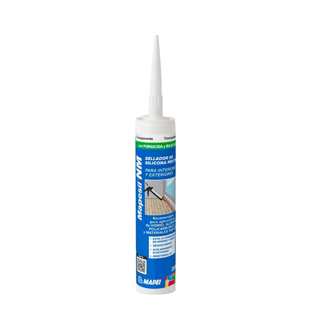 SELLADOR SILICONA NEUTRA TRANSPARENTE MAPEI 280 ML
