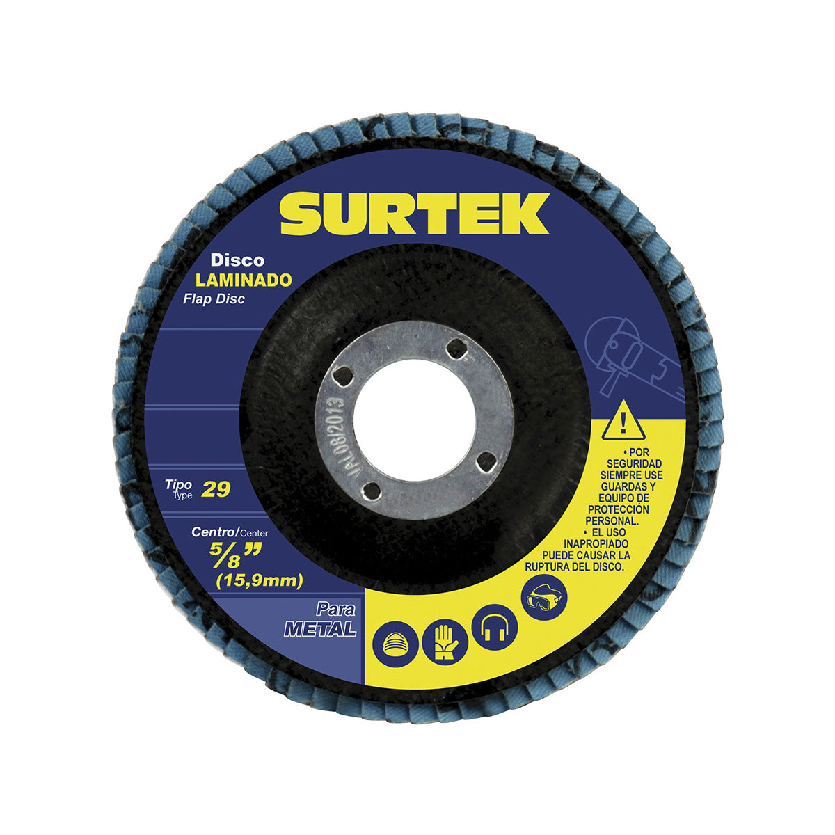 DISCO LAMINADO 7" GRANO 120 REF DLZ7012 SURTEK