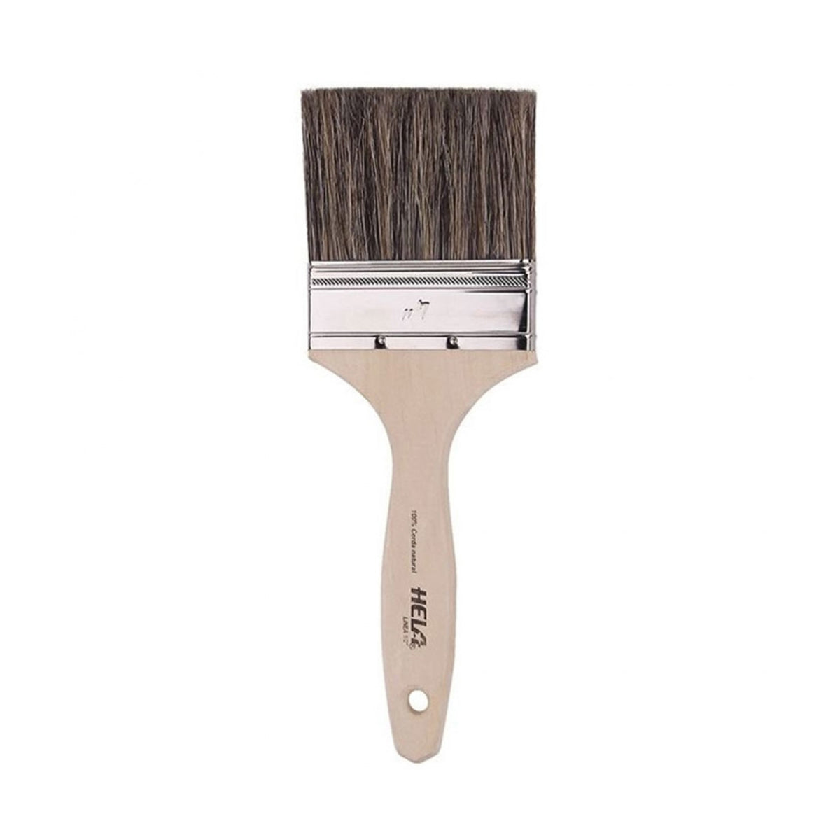 BROCHA CERDA GRIS NATURAL 1/2" X 4" SERIE PROFESIONAL HELA