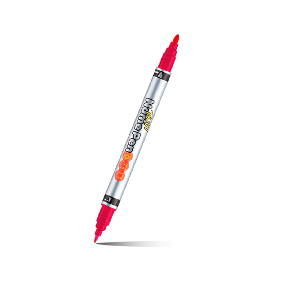 MARCADOR PERMANENTE DOBLE PTA.FINA-MEDIA ROJO MON-AMI