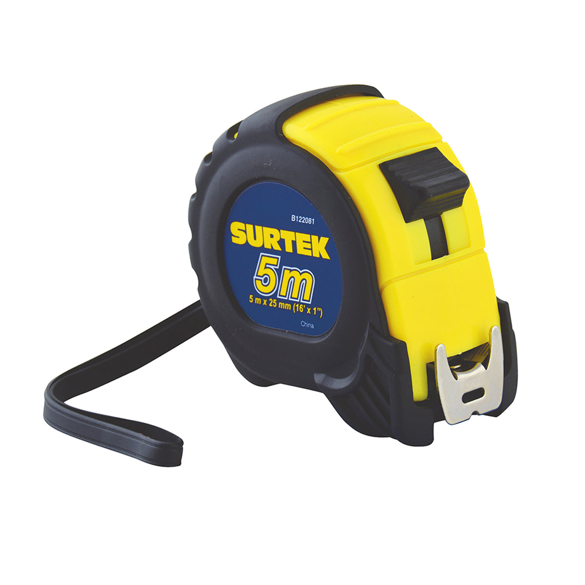 HUINCHA DE MEDIR ACERO 5 MTS X 1" ANTI-IMPACTO REF B122081 SURTEK