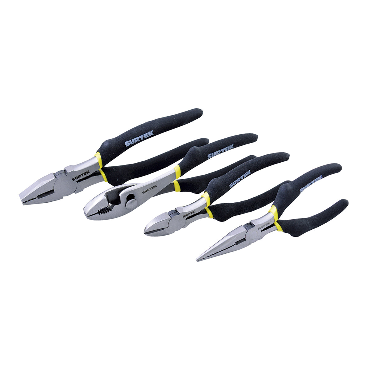 JUEGO ALICATES ELECTRICISTA 4 PZS REF P04 SURTEK