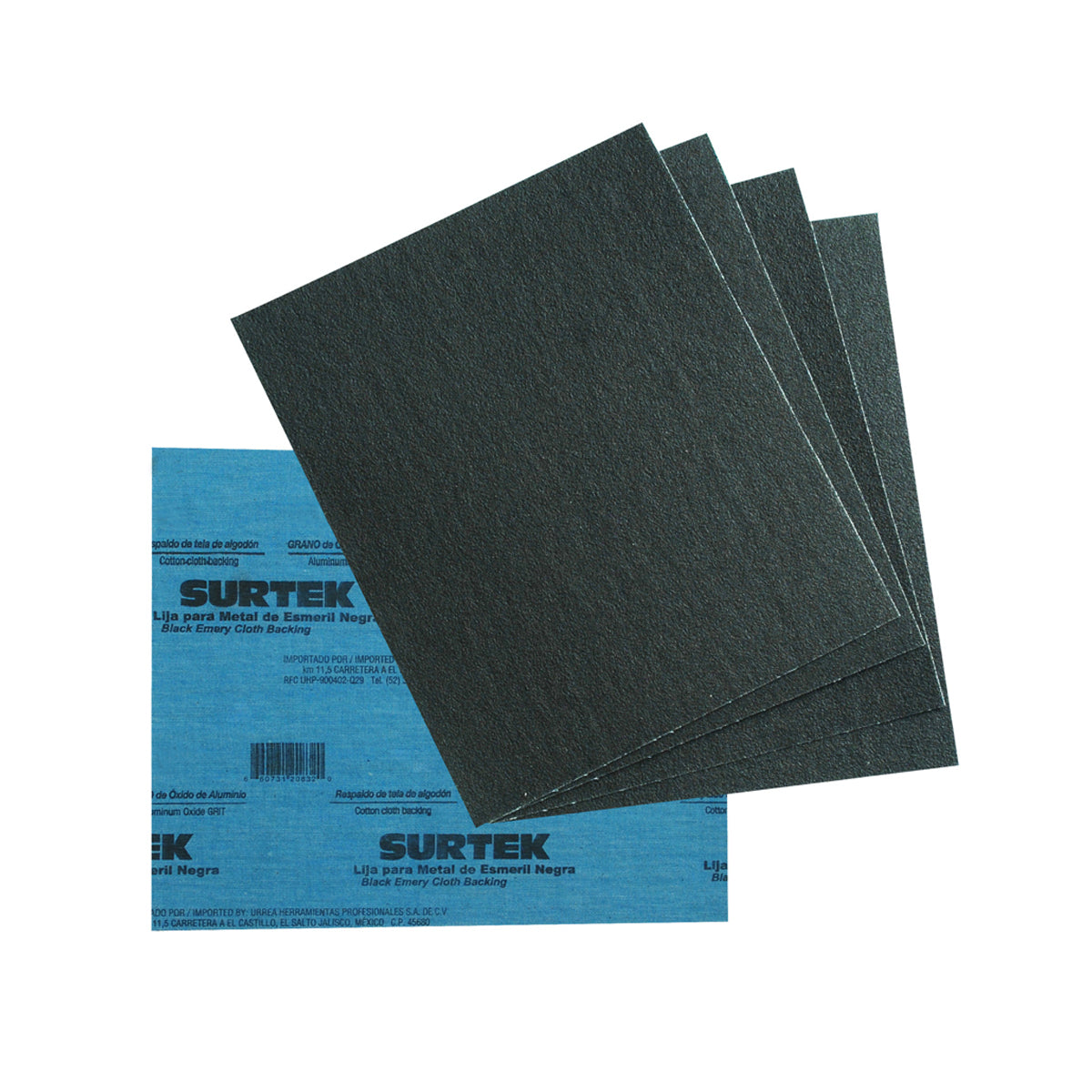 PLIEGO LIJA TELA ESMERIL GRANO 36 REF LEN36 SURTEK