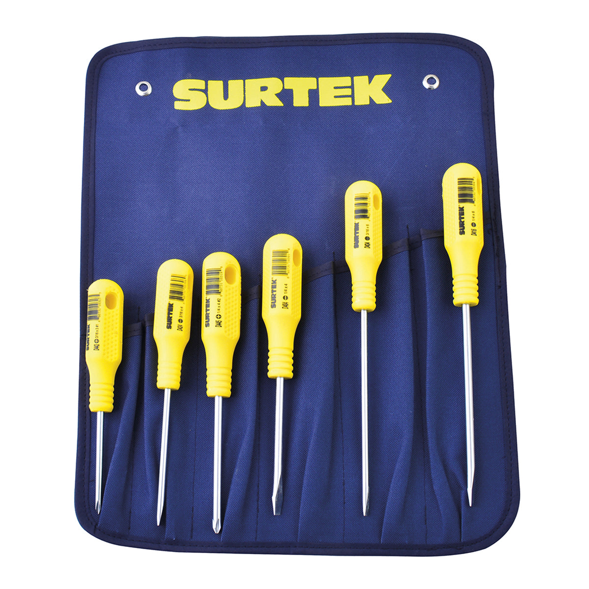 JUEGO DESATORNILLADORES CRUZ - PLANO 6 PZS REF D400D SURTEK